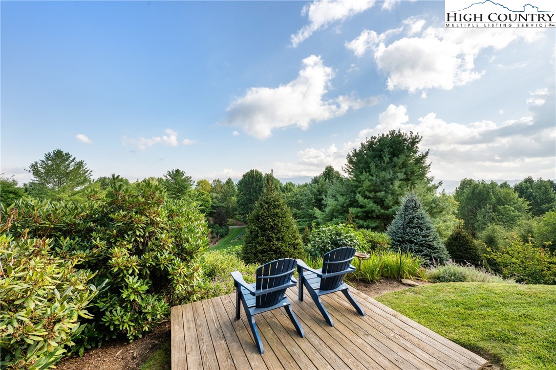 333 Windy Ridge Road Vilas, NC 28692 - Photo 40 of 46 a view of balcony with wooden floor and outdoor space