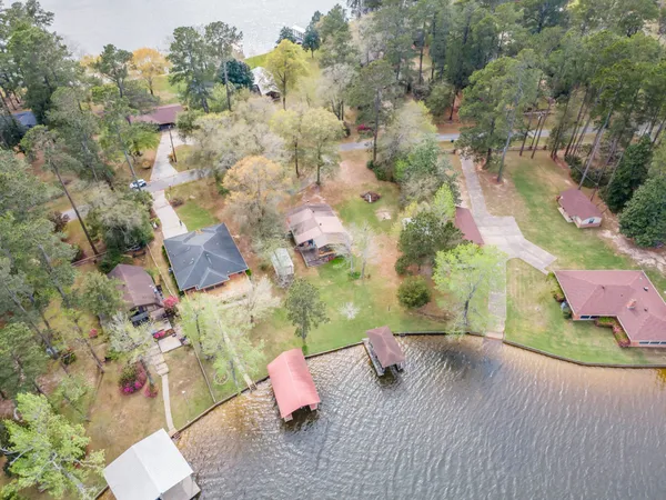 an outdoor space with lounge chair