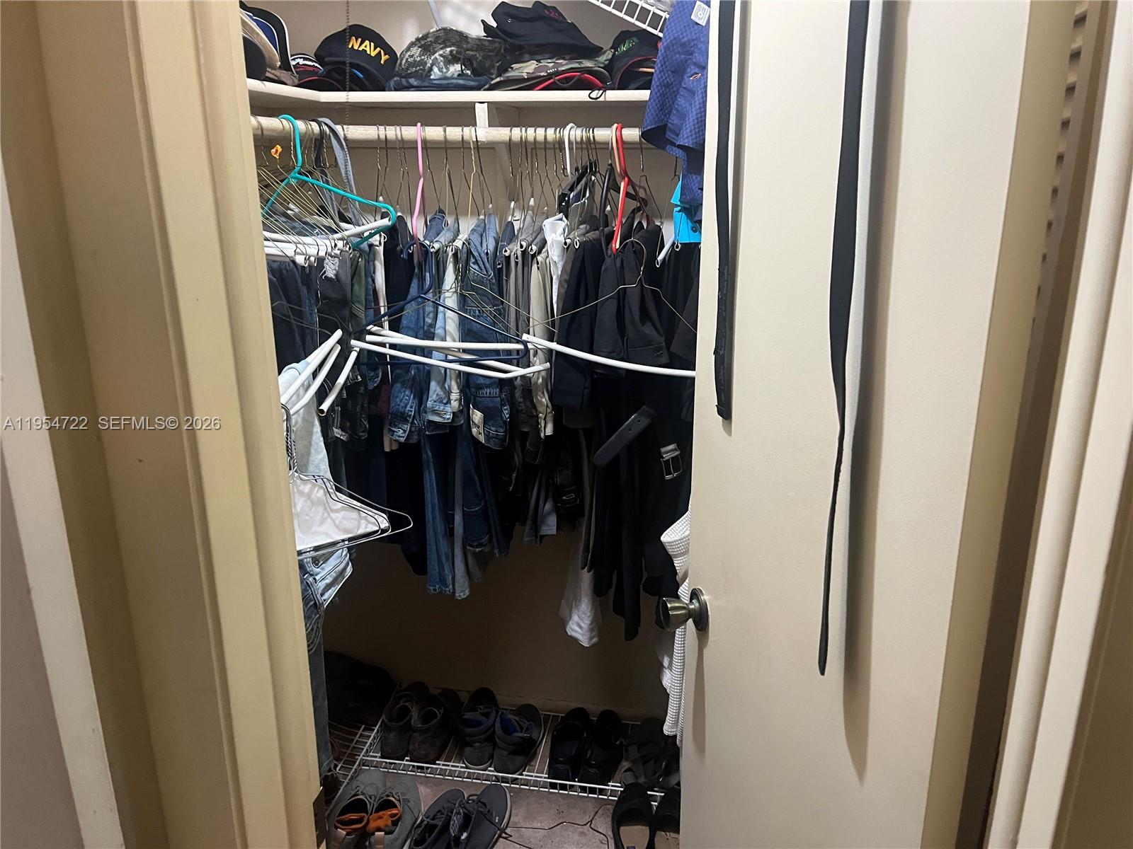 11041 Southwest 166th Terrace Miami, FL 33157 - Photo 17 of 26 a view of walk in closet