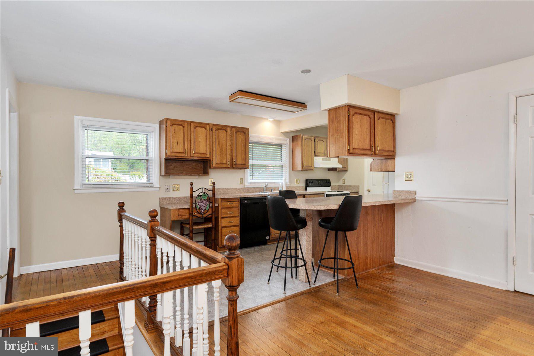 793 Elmhurst Road Severn, MD 21144 - Photo 4 of 39 Eat in Kitchen with breakfast bar open