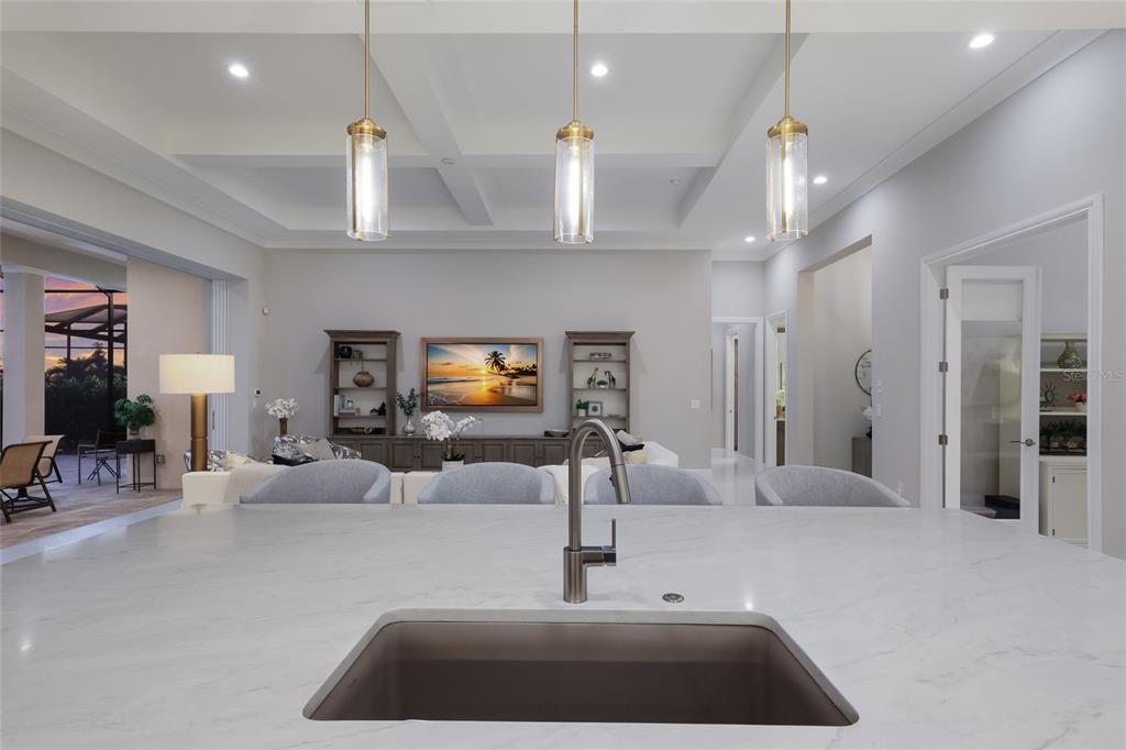 7923 Bowspirit Way Lakewood Ranch, FL 34202 - Photo 16 of 82 a lobby with furniture and a flat screen tv