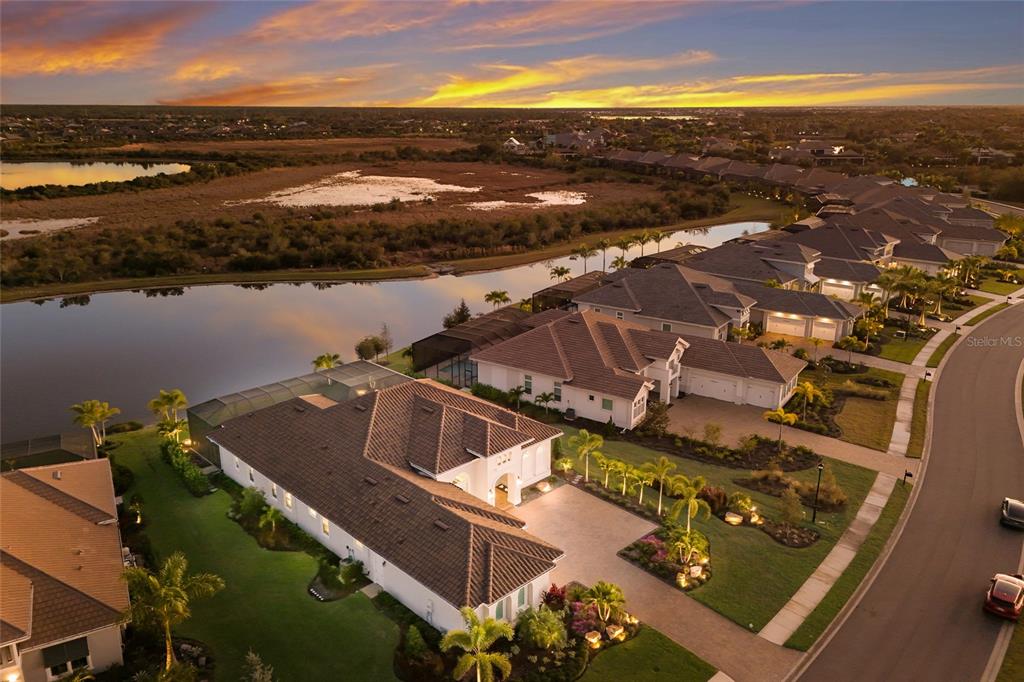 7923 Bowspirit Way Lakewood Ranch, FL 34202 - Photo 60 of 82 an aerial view of residential houses with outdoor space