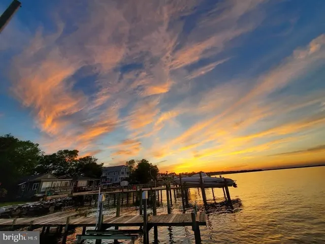 a view of an ocean and beach