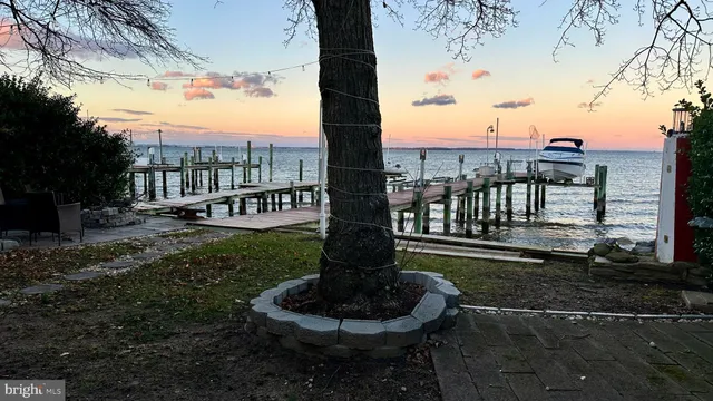 a view of a fountain in the backyard with a fountain