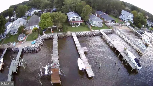 an aerial view of house with outdoor space