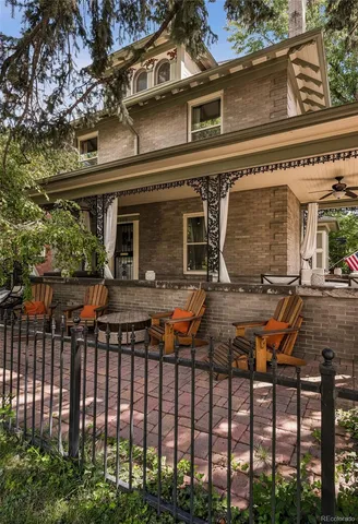front view of house with a patio