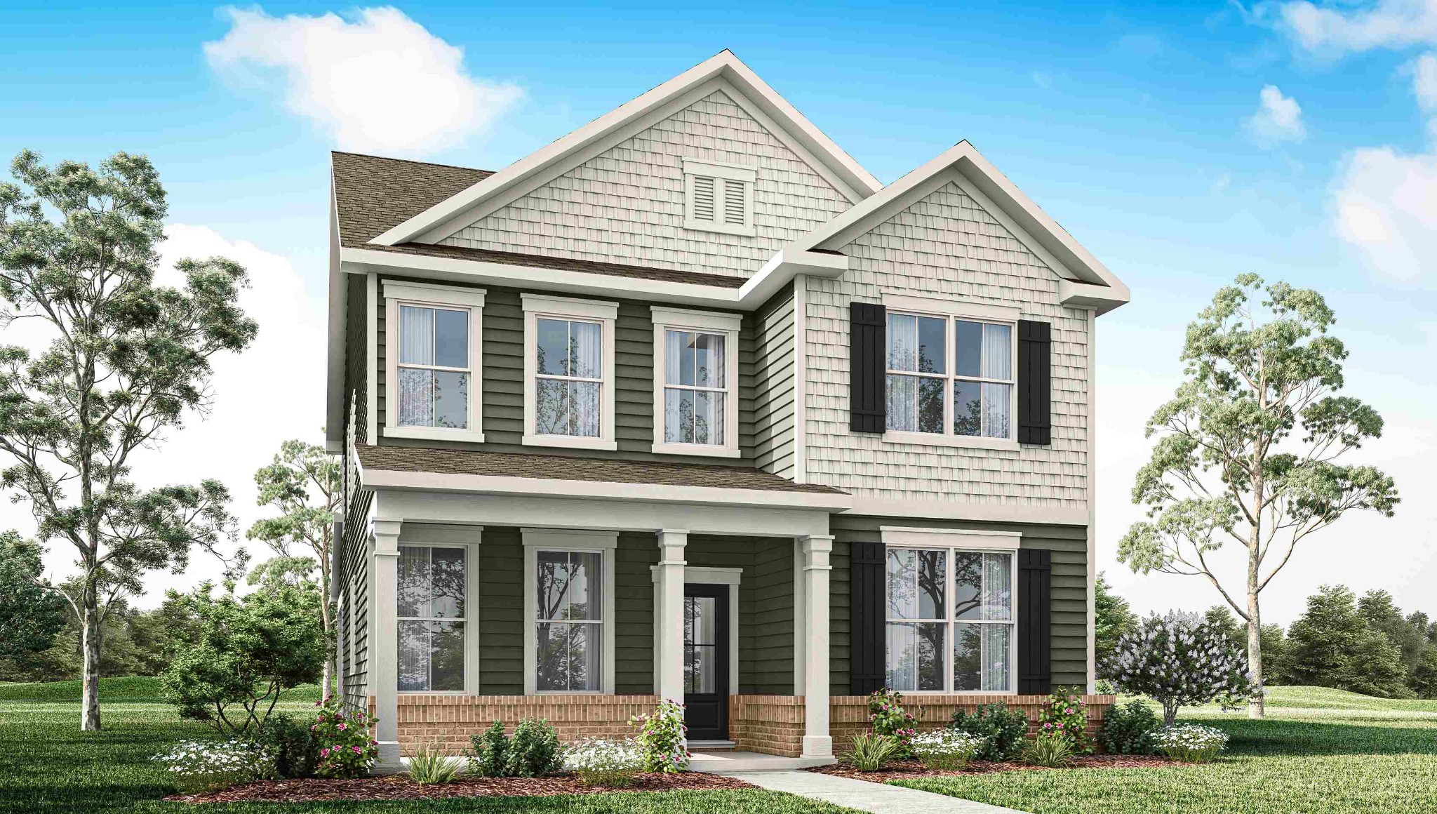 309 Harvest Point Boulevard Spring Hill, TN 37174 - Photo 2 of 46 a view of a white house next to a yard