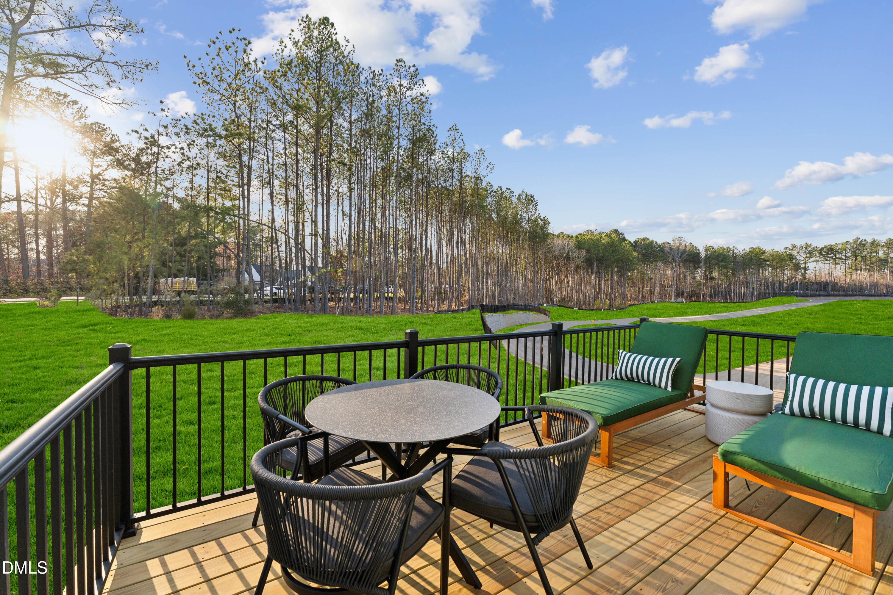 10610 Pleasant Branch Drive Raleigh, NC 27614 - Photo 18 of 34 a view of a chairs and table in the garden
