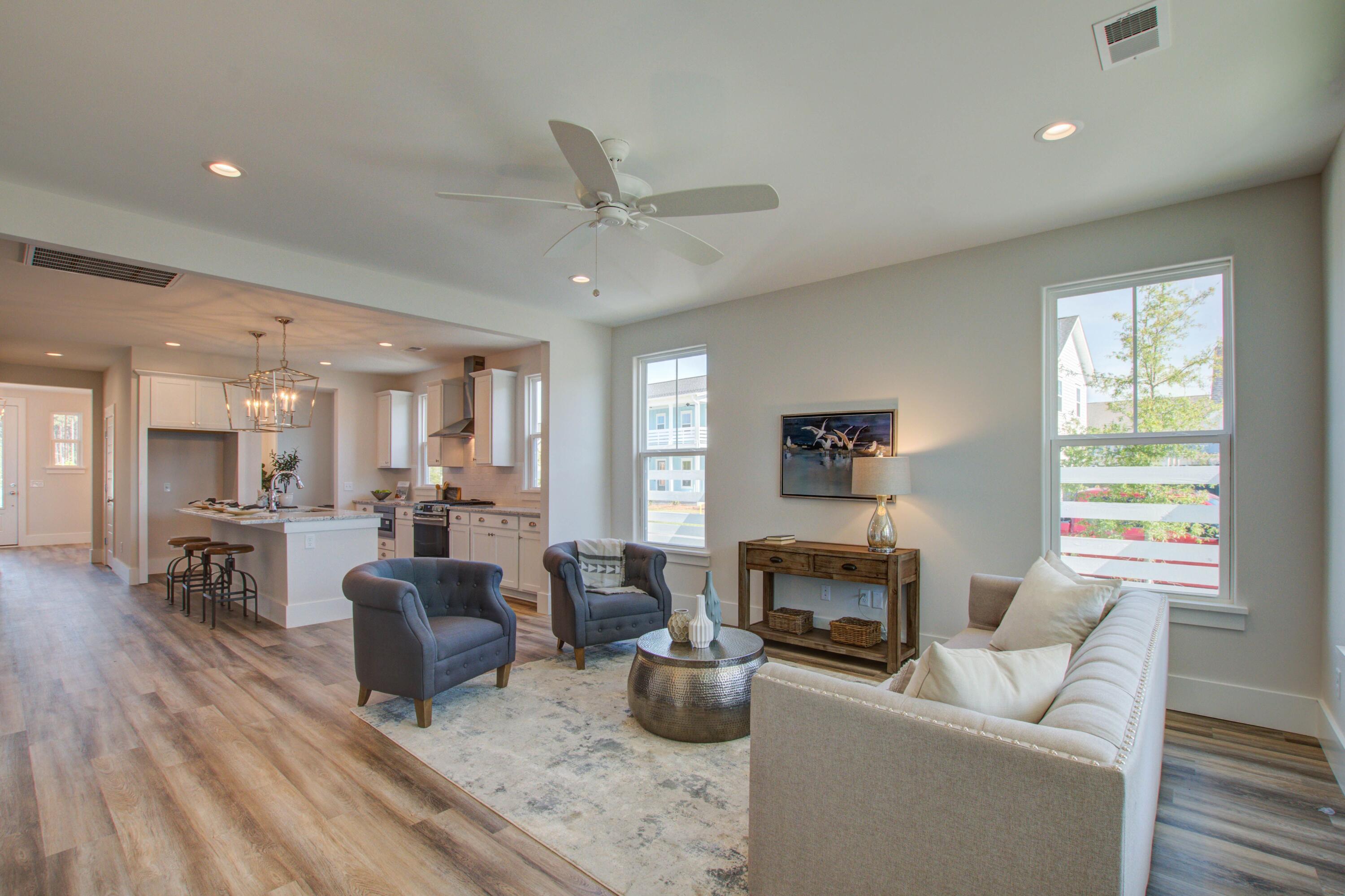 100 True Blue Loop Summerville, SC 29486 - Photo 13 of 32 Living Room & Kitchen