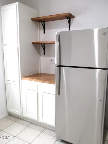 a view of a glass door