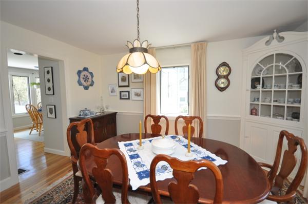 34 Valleyfield Street Lexington, MA 02421 - Photo 3 of 13 a view of a dining room with furniture and window