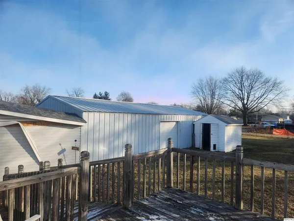 a view of a house with a balcony