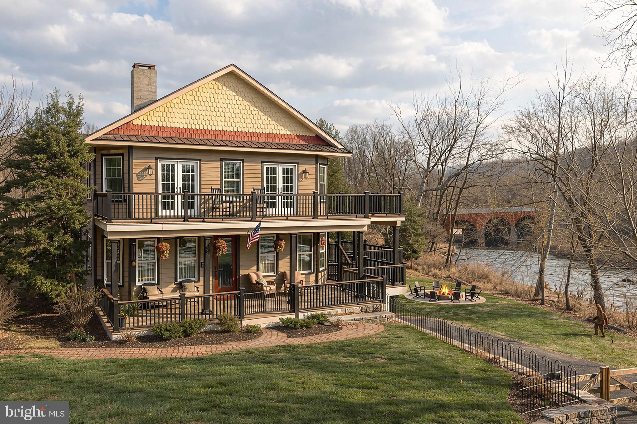 59 Byram Rd, Front with Creek views