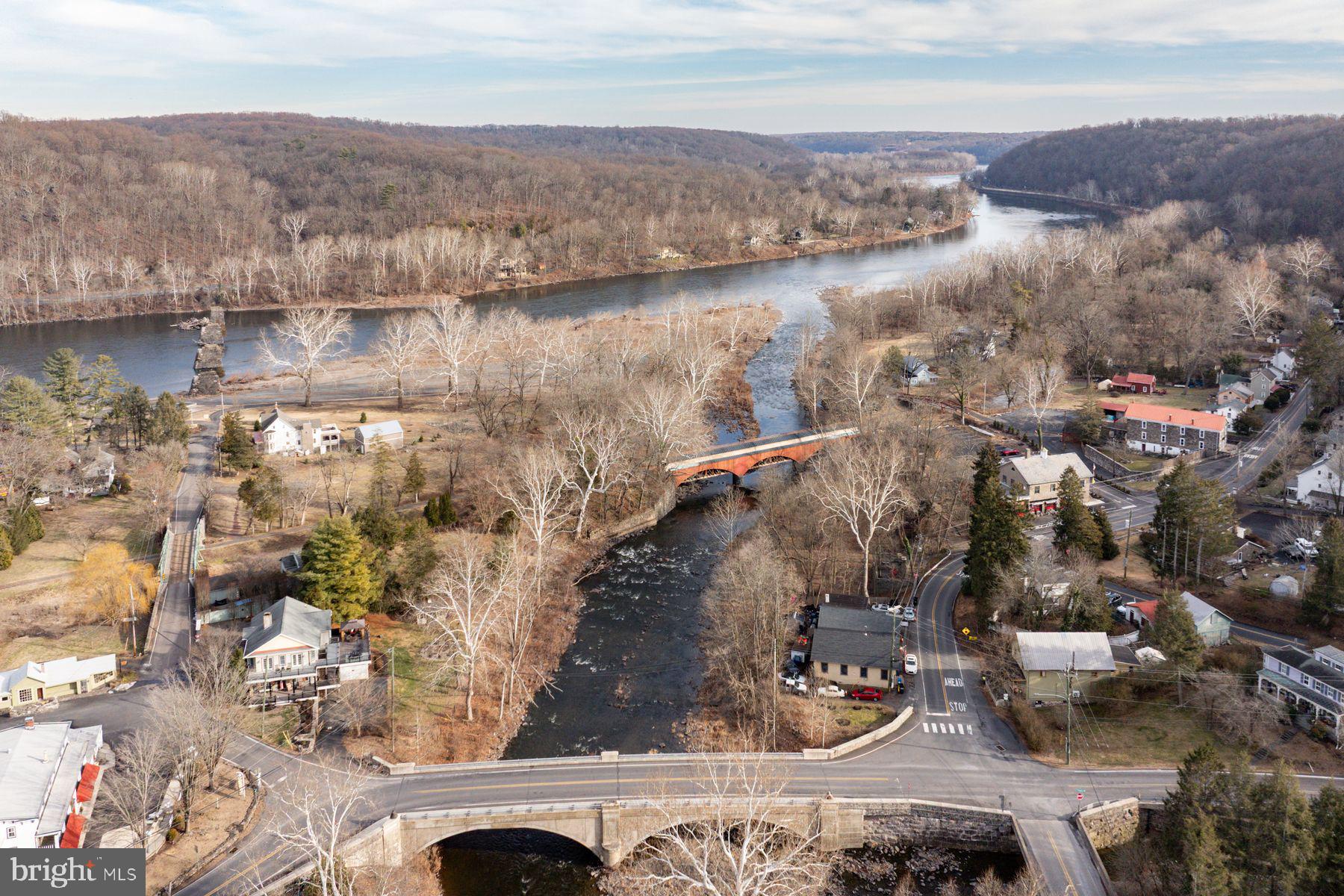 59 Byram Road Pipersville, PA 18947 - Photo 5 of 47 an aerial view of residential house with outdoor space and lake view