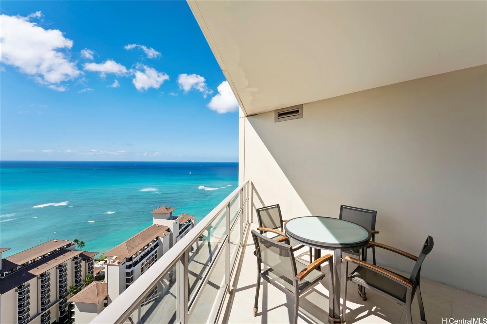 223 Saratoga Road, Unit 3208 Honolulu, HI 96815 - Photo 10 of 20 a view of a balcony with chairs