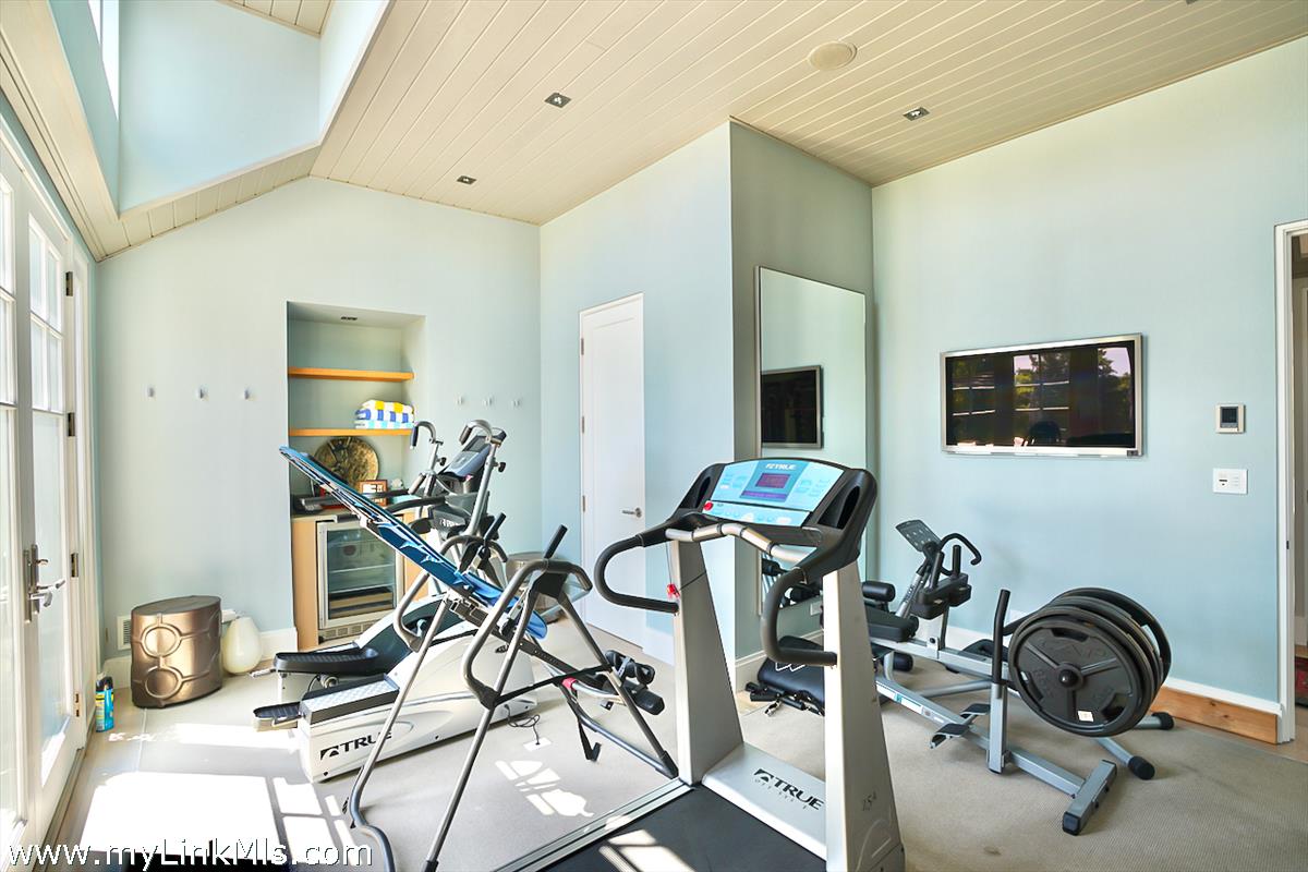 30 Crackatuxet Road Edgartown, MA 02539 - Photo 26 of 45 a view of a room with gym equipment