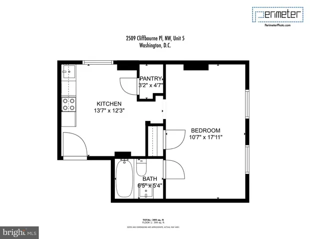 $2,142 | 2509 Cliffbourne Place Northwest, Unit 5, Washington, DC 20009