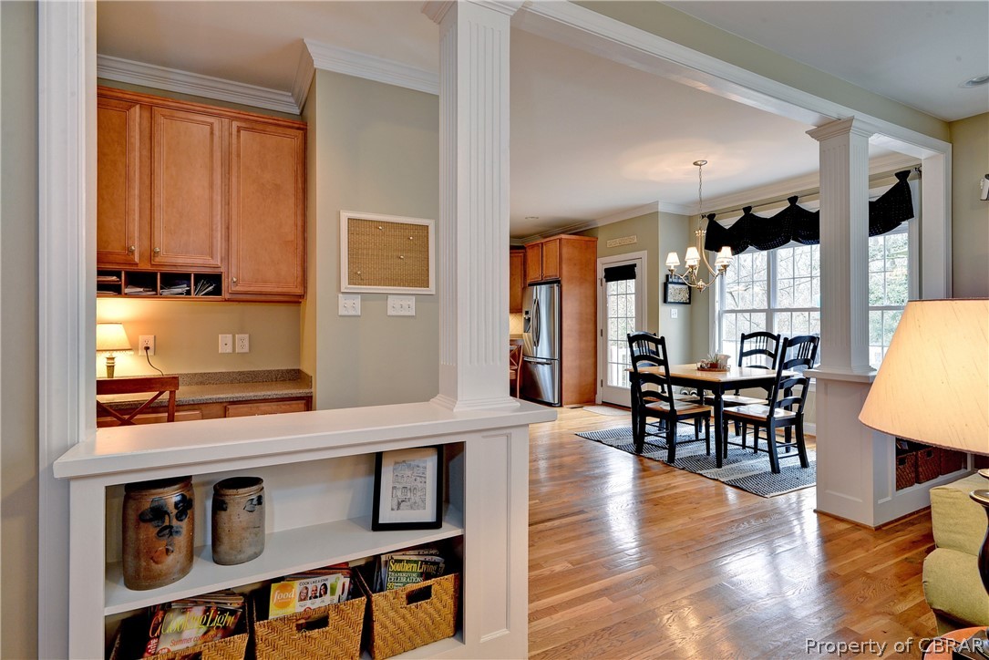 3165 Ridge Drive Toano, VA 23168 - Photo 8 of 41 Just off the great room is a built-in desk with storage.