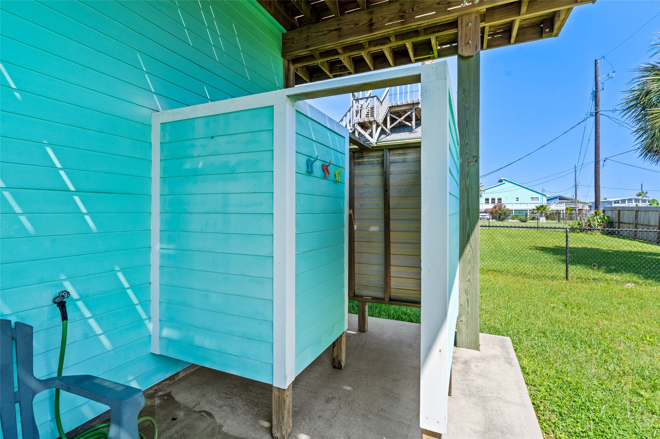 3923 Reeves Drive Galveston, TX 77554 - Photo 30 of 36 a view of a door and a yard
