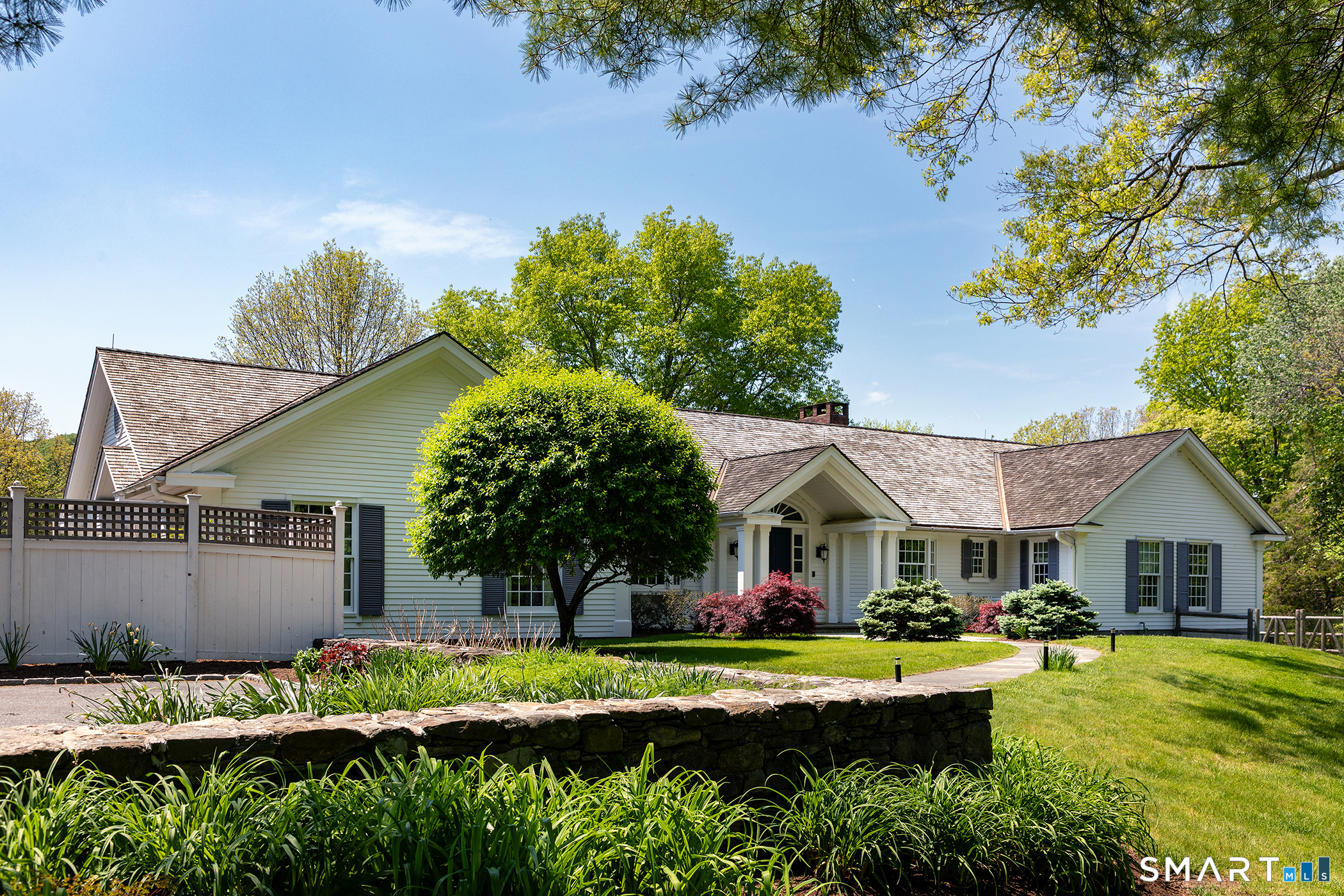 47 Squire Road Roxbury, CT 06783 - Photo 1 of 27 a view of house with garden and tall trees