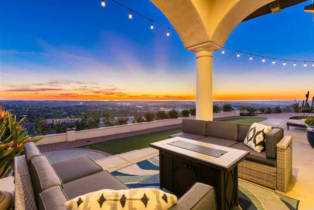 1966 Las Lomas Vista, CA 92084 - Photo 4 of 48 a view of a terrace with couches and city view