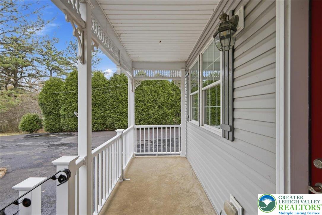 64 Robertson Road Jim Thorpe, PA 18229 - Photo 10 of 54 a view of a porch with wooden floor and roof