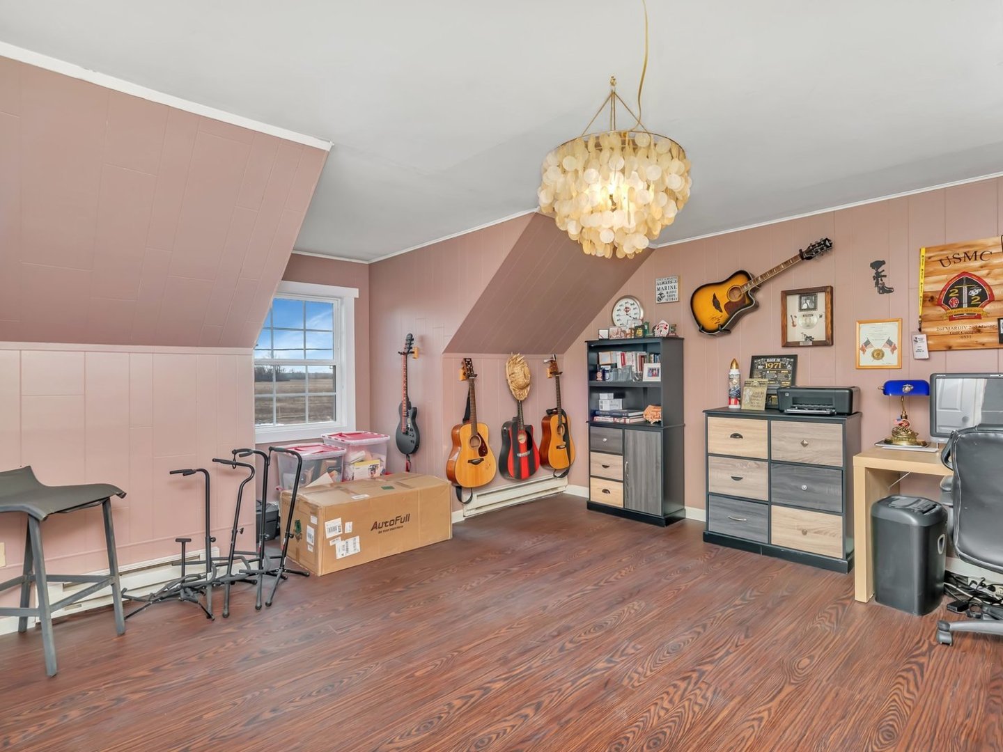 1070 West Kennedy Road Braidwood, IL 60408 - Photo 19 of 33 a view of a room with racks on the wooden floor