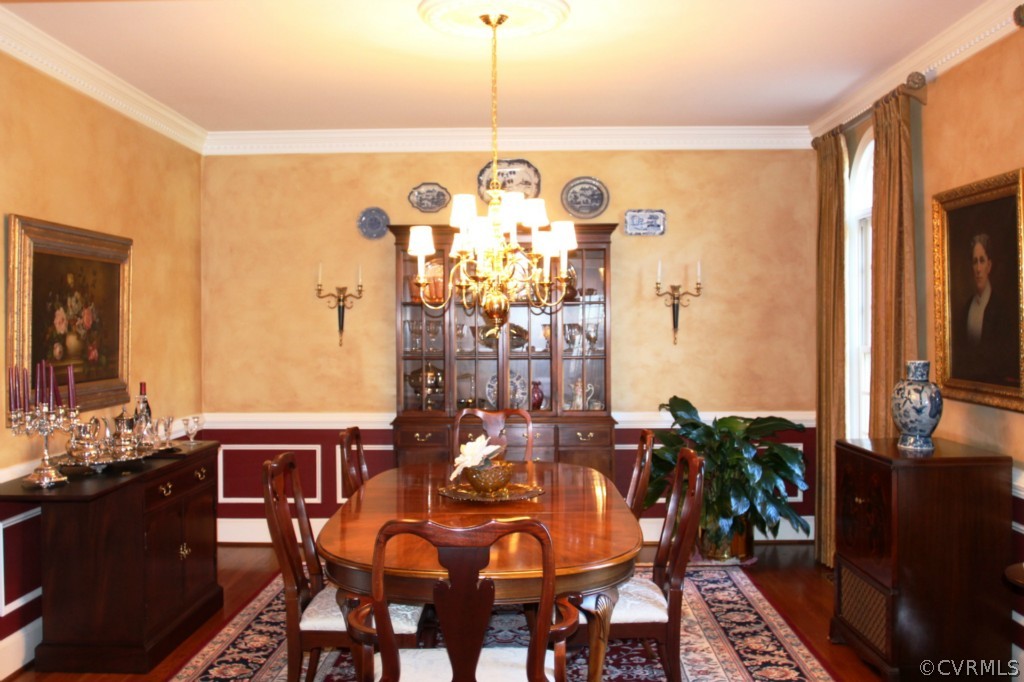 14431 Newgate Road Midlothian, VA 23113 - Photo 7 of 24 a view of a dining room with furniture window and outside view