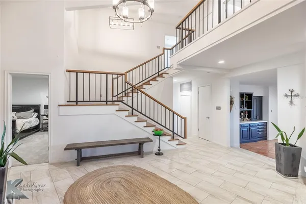 a view of entryway and hall