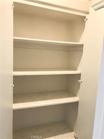 a close view of closet