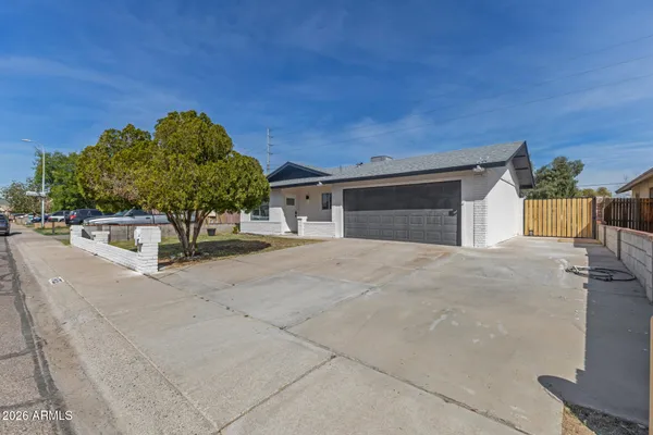 a view of a house with a outdoor space