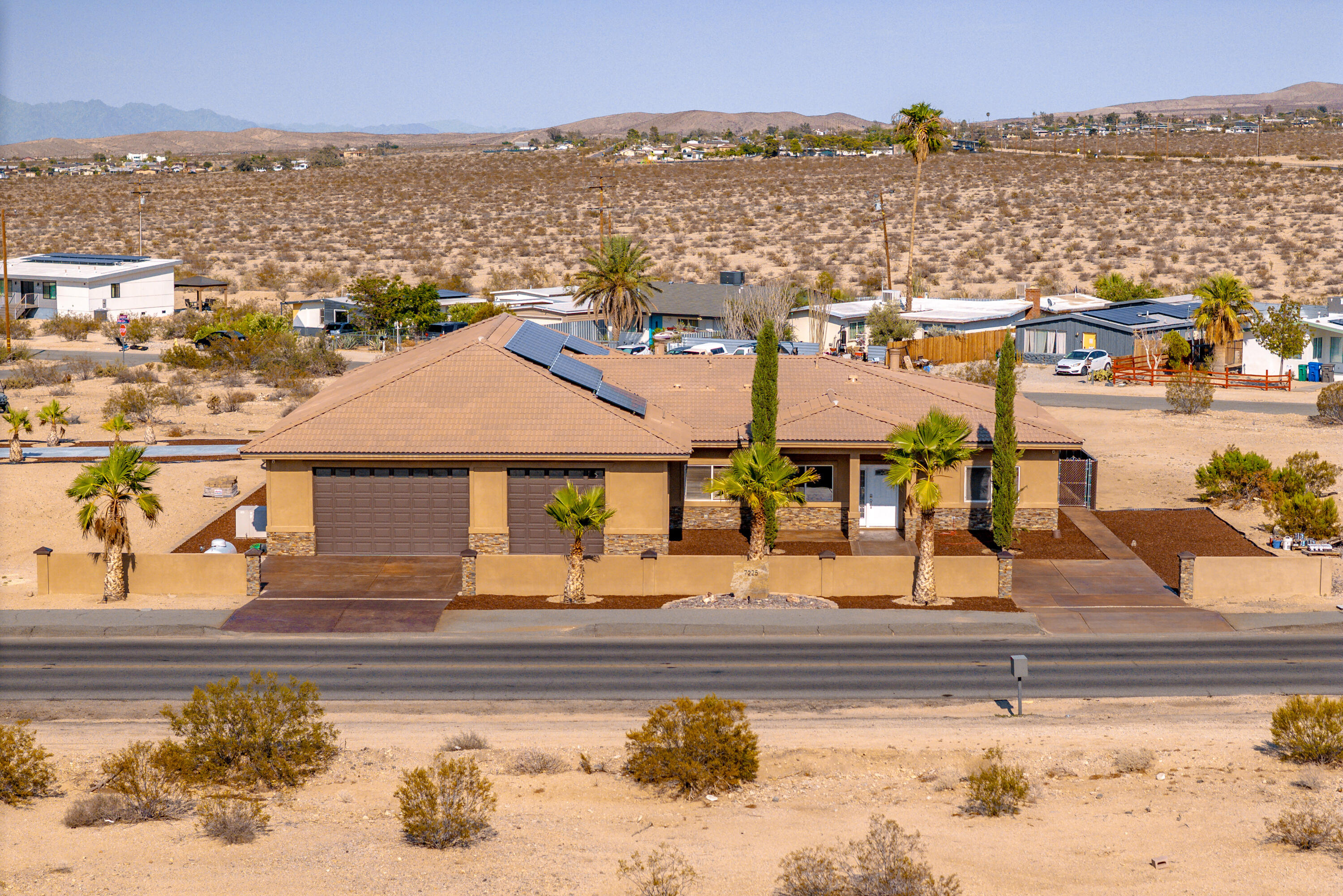 7225 Adobe Road Twentynine Palms, CA 92277 - Photo 69 of 78 72-Aerial-Front-View