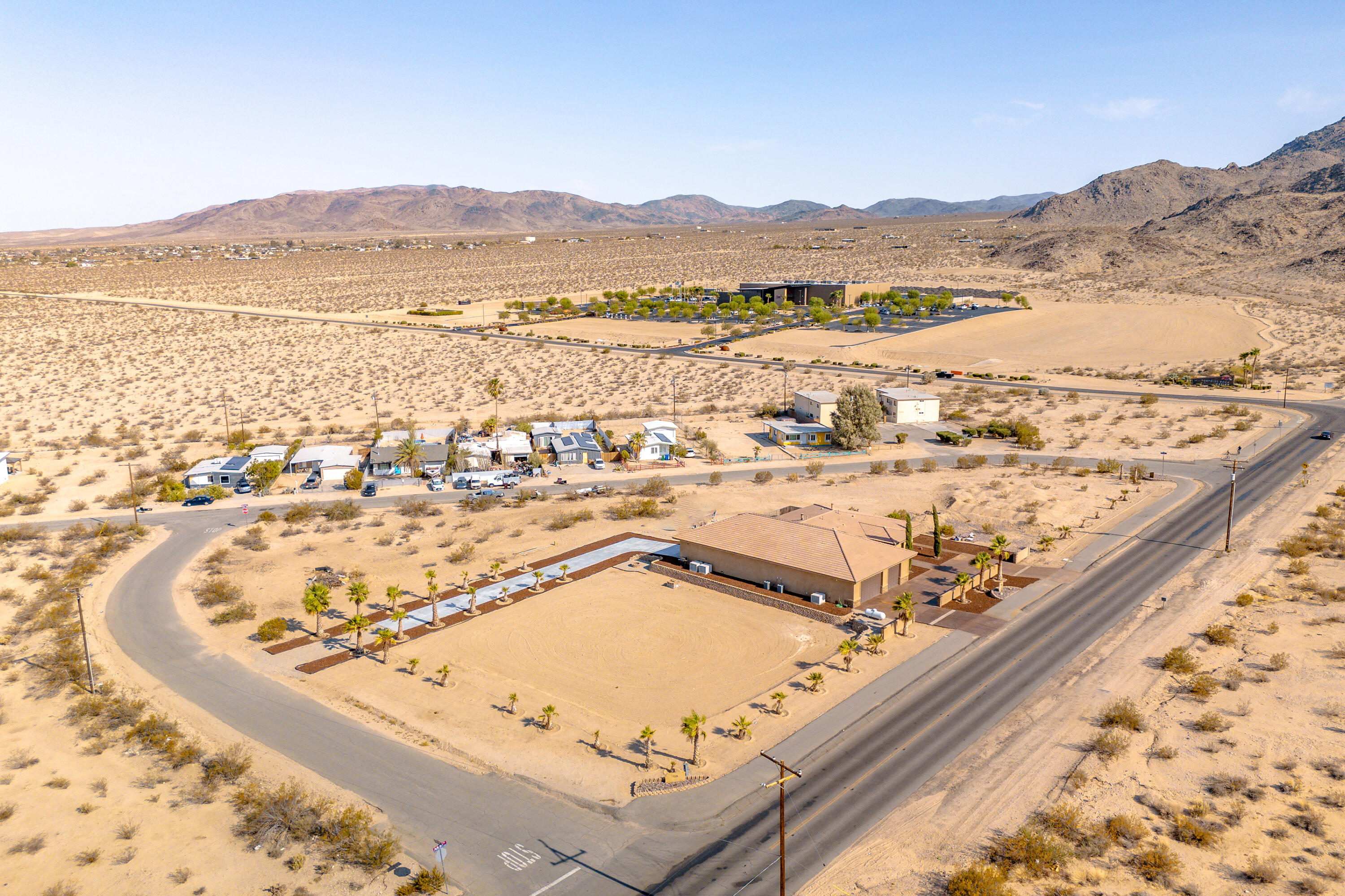 7225 Adobe Road Twentynine Palms, CA 92277 - Photo 75 of 78 78-Aerial-Back-View