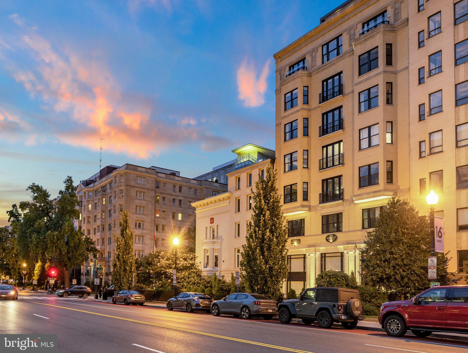 1108 16th Street Northwest, Unit 504 Washington, DC 20036 - Photo 22 of 22 front view of a building with a street