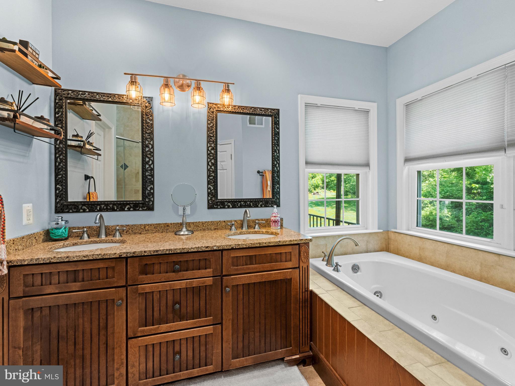 928 Township Line Road Chalfont, PA 18914 - Photo 19 of 60 Main Floor Primary bath - Jet tub Double Vanity