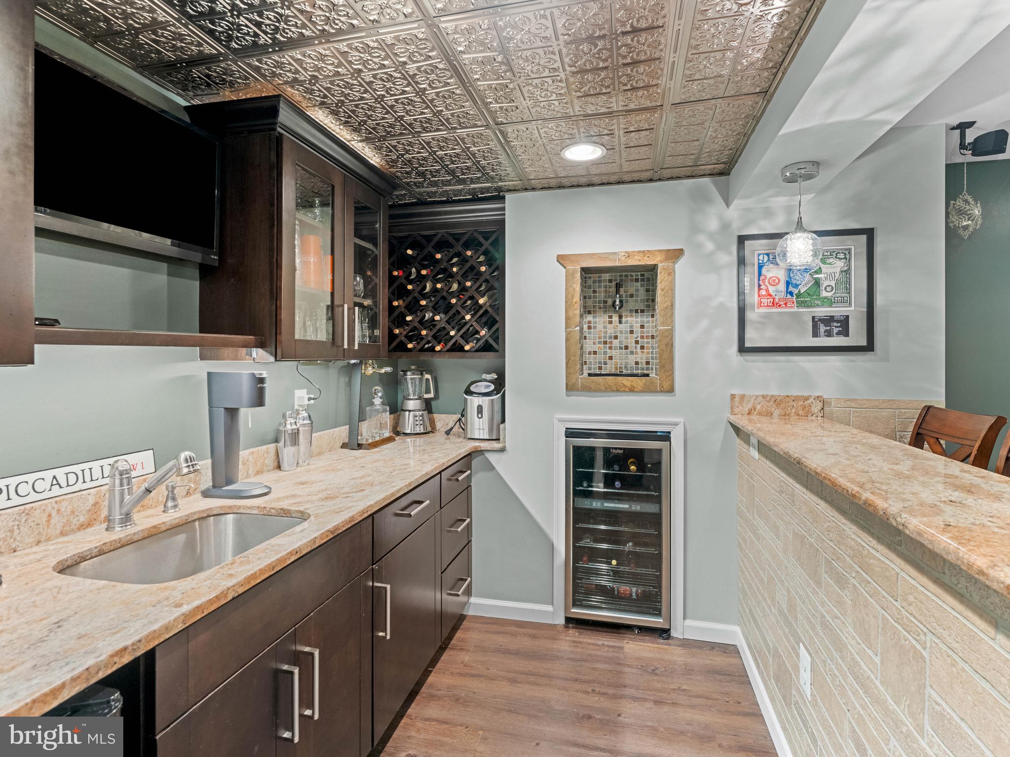 928 Township Line Road Chalfont, PA 18914 - Photo 37 of 60 Lower Level Beverage Center