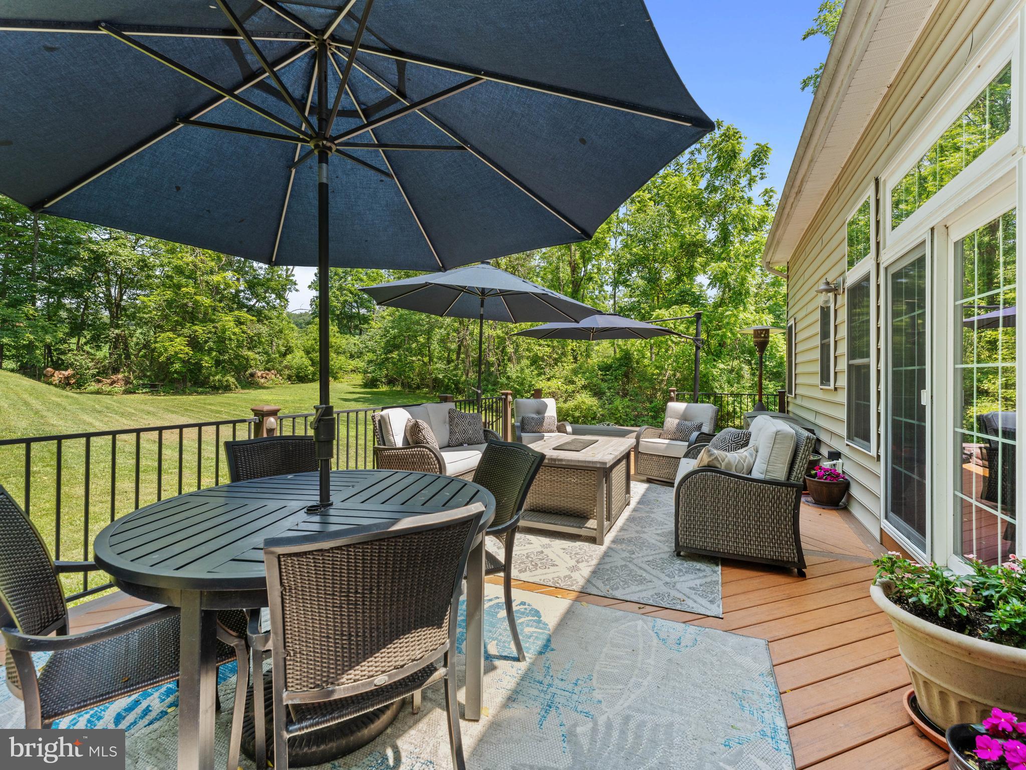 928 Township Line Road Chalfont, PA 18914 - Photo 45 of 60 Outdoor Rear Deck for entertaining