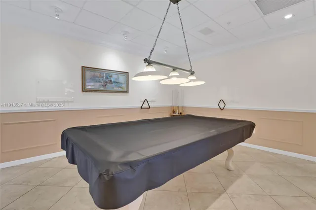 a view of yard with swimming pool and furniture