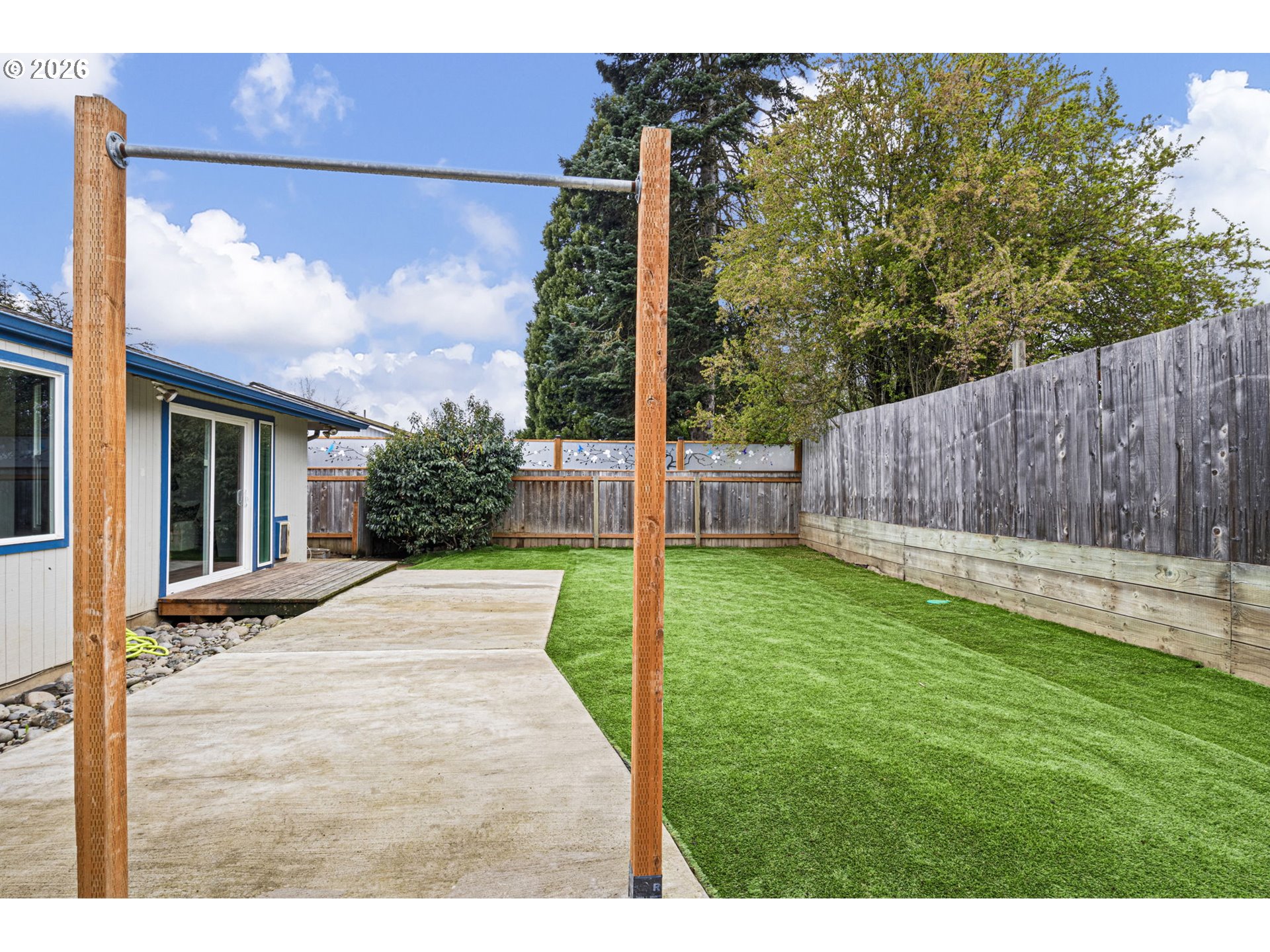 1885 Churchill Street Eugene, OR 97405 - Photo 37 of 45 a view of a backyard with a garden