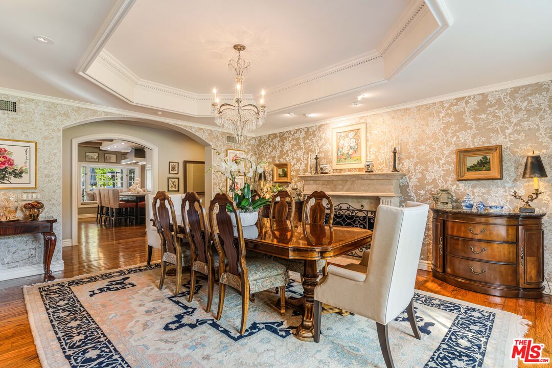 23939 Long Valley Road Hidden Hills, CA 91302 - Photo 23 of 61 a view of a dining room with furniture