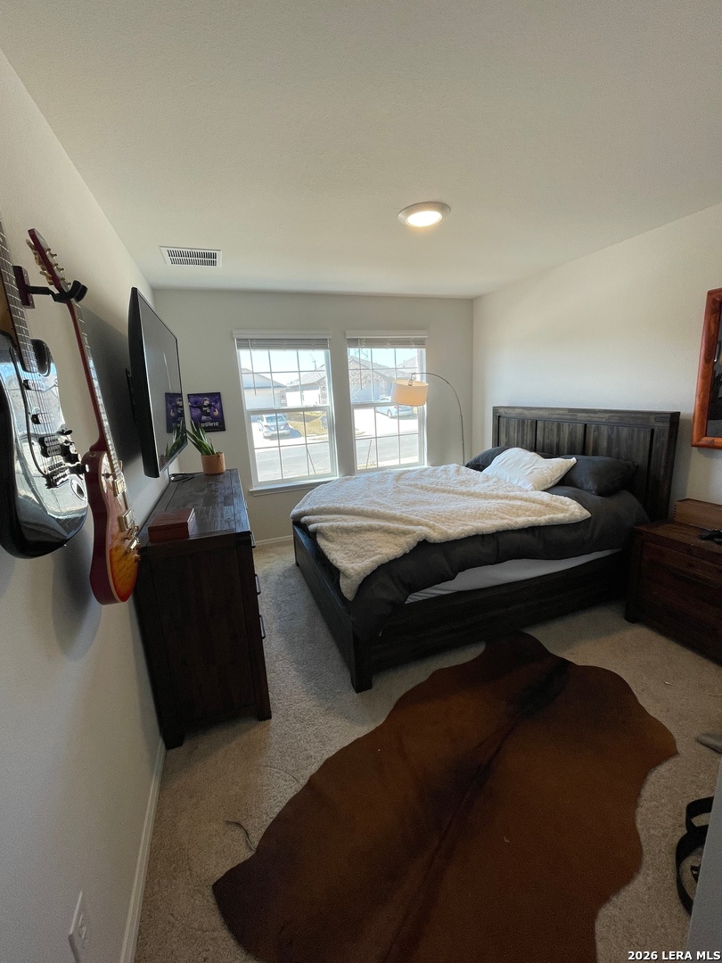 226 Evergreen Sumac Loop Kyle, TX 78640 - Photo 24 of 37 a bedroom with furniture and a flat screen tv