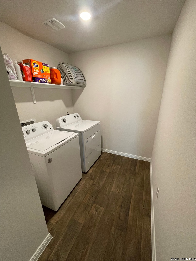 226 Evergreen Sumac Loop Kyle, TX 78640 - Photo 31 of 37 a utility room with dryer and washer