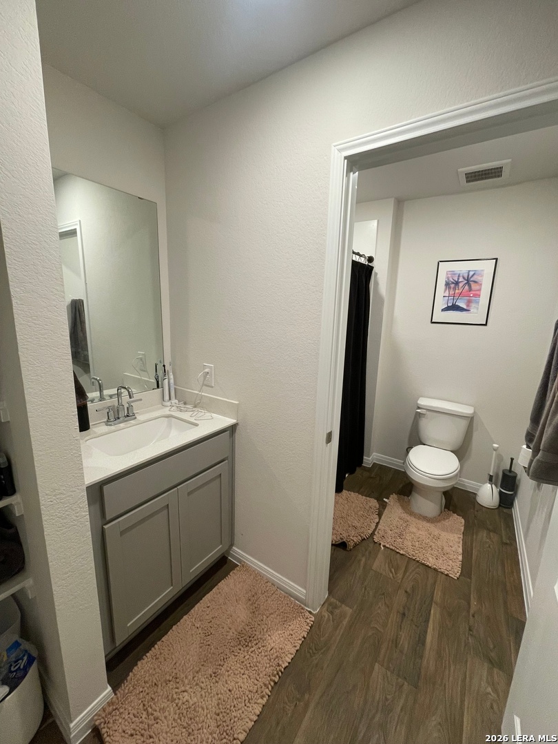226 Evergreen Sumac Loop Kyle, TX 78640 - Photo 34 of 37 a bathroom with a sink and a mirror