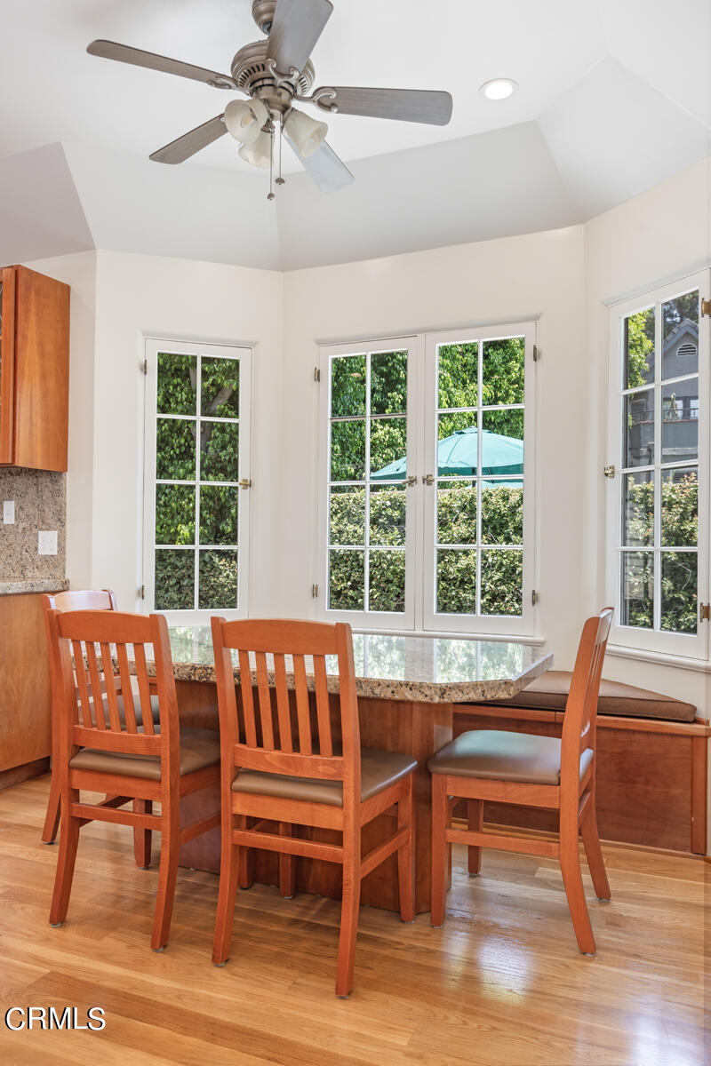369 West Kenneth Road Glendale, CA 91202 - Photo 23 of 45 a view of a dining room with furniture window and outside view