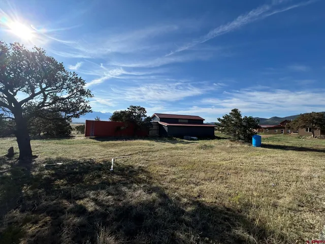 a backyard of a house