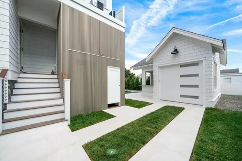 on a bathroom with a shower
