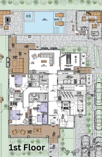 view of a building with many windows