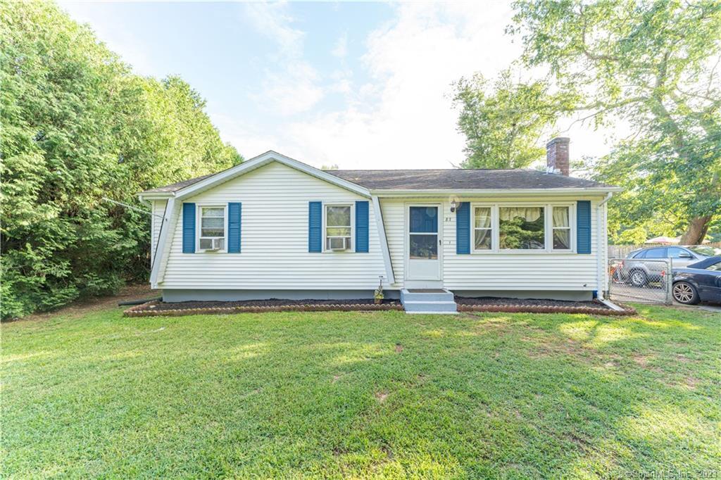 87 Tarbox Road Plainfield, CT 06374 - Photo 1 of 1 a house that has a big yard with plants and trees in front of it