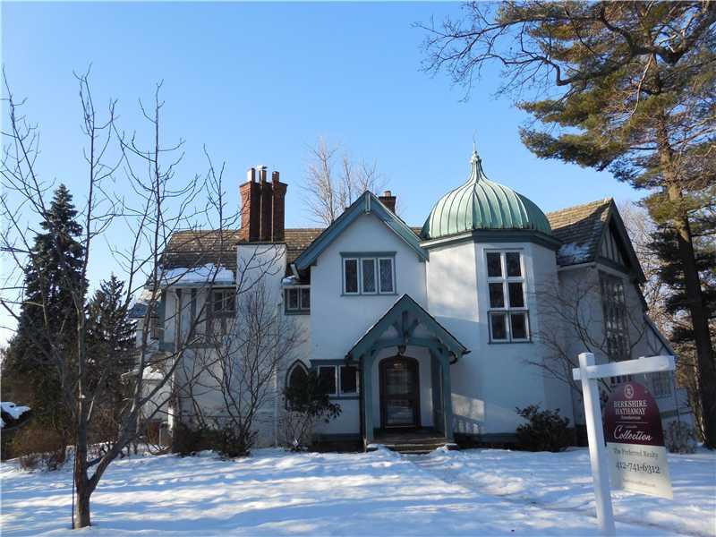 743 Chestnut Road Edgeworth, PA 15143 - Photo 2 of 25 Exterior Front. EDGEHILL IN THE SNOW