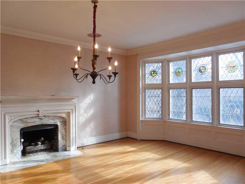 743 Chestnut Road Edgeworth, PA 15143 - Photo 12 of 25 Dining Room. The dining room is beautiful. There is lots of light, beautiful floors, marble surround in the fireplace, leaded glass windows with some stained glass and high ceilings.